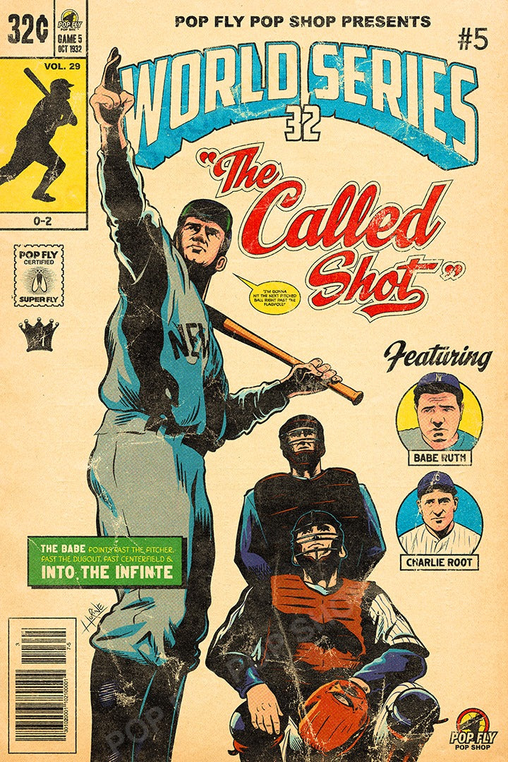 70. (SOLD OUT) "World Series 32: The Called Shot" 7" x 10.5" Art Print