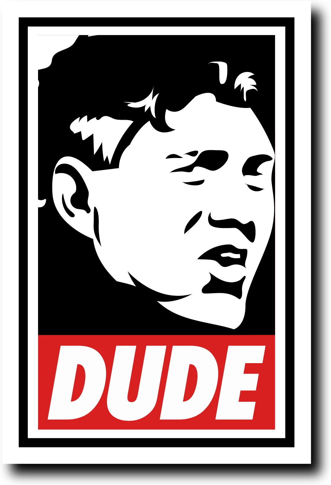 Dude Sticker